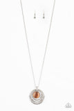A Diamond A Day - orange - Paparazzi necklace - Glitzygals5dollarbling Paparazzi Boutique 